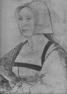 'A Woman: Unknown', 1526-1528 (1945). Artist: Hans Holbein the Younger.