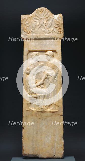 Grave Stele of Thrasynos, about 375 BC. Creator: Unknown.