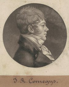 John R. Comegys, 1803. Creator: Charles Balthazar Julien Févret de Saint-Mémin.