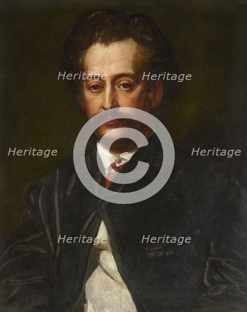 Portrait of the composer Jakob Blumenthal (1829-1908), 1875. Creator: Watts, George Frederic (1817-1904).