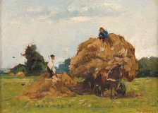 Hay Wagon, 1885-1931. Creator: Willem de Zwart.