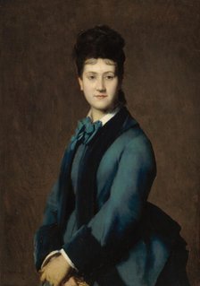 Portrait de Madame Jeantaud, 1875. Creator: Jean Jacques Henner.