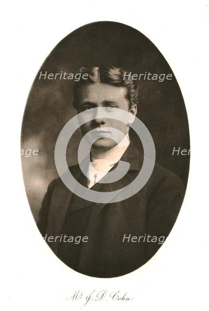 'Mr J.D. Cohn', 1911.  Creator: Unknown.
