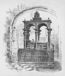 'Monument of Sir William Pickering', 1890. Artist: Unknown.