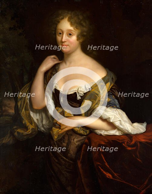 Portrait of Isabella Agneta Deutz (1658- 1694/96). Creator: Godfried Schalcken.