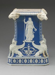 Pedestal, Burslem, c. 1785. Creator: Wedgwood.