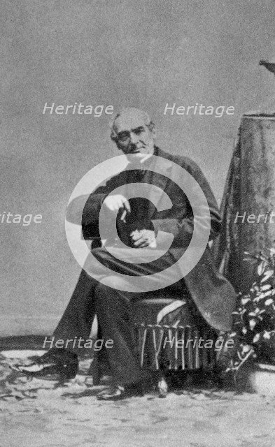 Prosper Merimee, French author, historian and archaeologist, 1861. Artist: Unknown