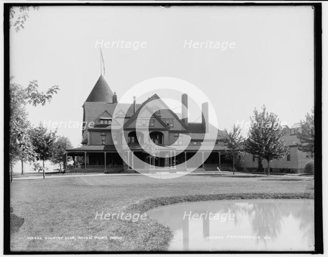 Country club, Grosse Pointe Farms [sic], between 1890 and 1901. Creator: Unknown.