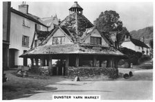 Dunster Yarn market, 1936. Artist: Unknown