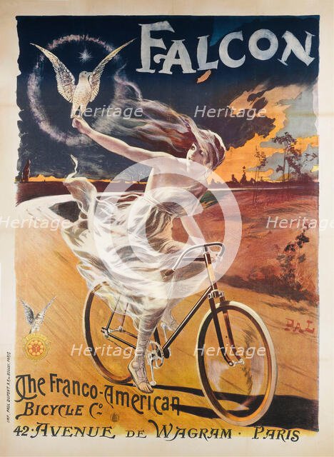 Falcon, 1896. Creator: Pal (Jean de Paléologue) (1855-1942).