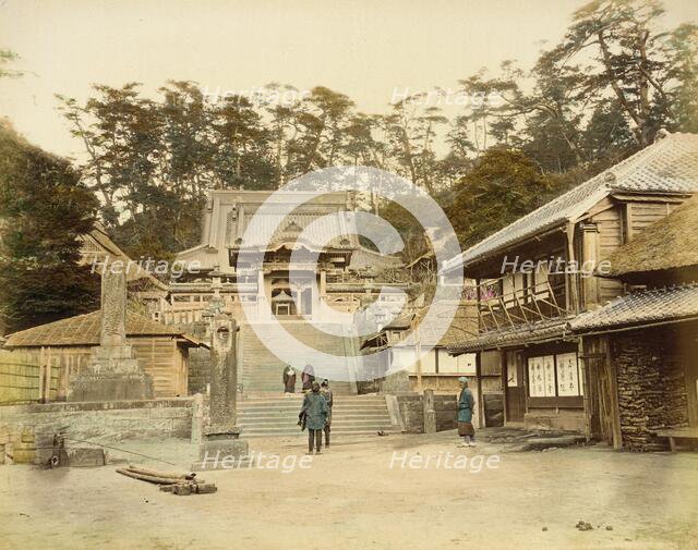 Katase Temple (Ryuko-ji (Fujisawa)), 1865. Creator: Unknown.