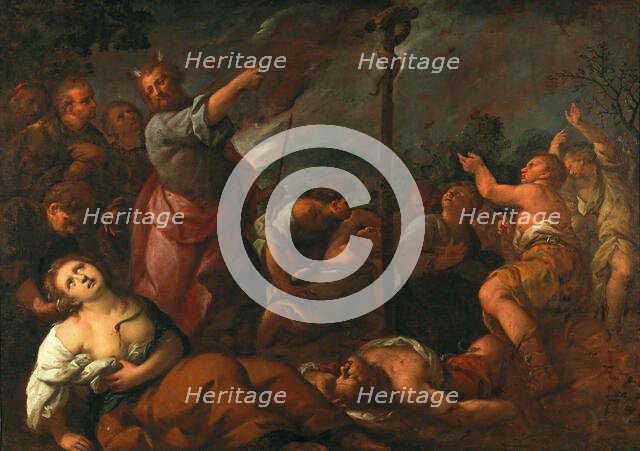 Moses and the Brazen Serpent. Creator: Nuvolone, Giuseppe (1619-1703).