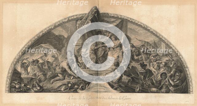 Alliance de l'Allemagne et de l'Espagne avec la Hollande 1672 Cintre...[pl. 31], published 1752. Creators: Jean-Baptiste Masse, Laurent Cars.
