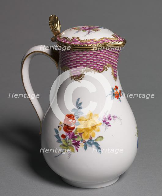 Ewer, c. 1765. Creator: Meissen Porcelain Factory (German).
