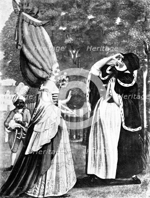 'Be not amaz'd dear Mother, it is indeed your daughter Anne', 1770. Artist: Unknown