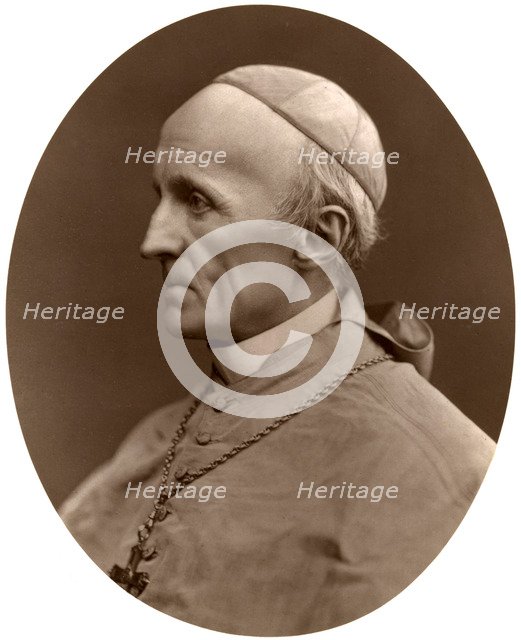 Cardinal Henry Edward Manning, Archbishop of Westminster, 1876.Artist: Lock & Whitfield