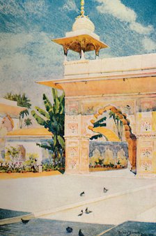 'Diwan-I-Khas, Delhi', 1913. Artist: Reginald Barratt.
