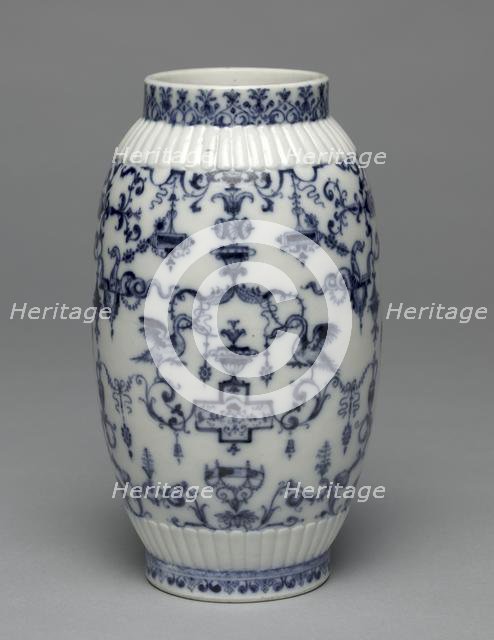 Vase, c. 1695- 1700. Creator: Saint Cloud Porcelain Factory (French).