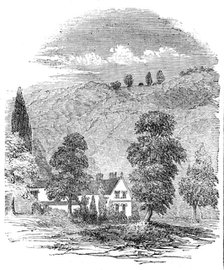 Stoney Middleton, the Seat of the late Lord Denman, 1854. Creator: Unknown.