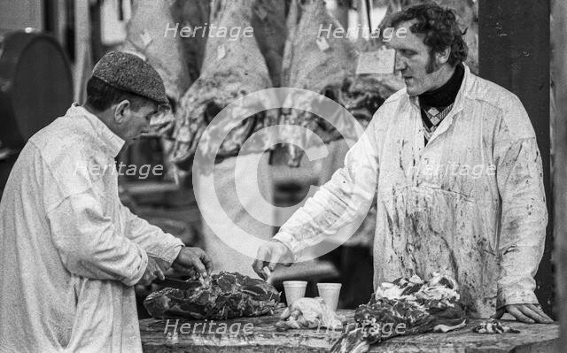 Smithfield Meat Market, City of London, January 1980. Creator: Peter Thompson.
