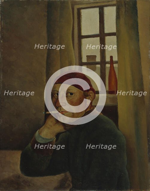 Self-Portrait, 1933. Creator: Vilho Lampi.