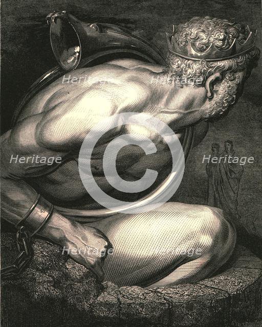 '"O senseless spirit! let thy horn for thee interpret"', c1890. Creator: Gustave Doré.