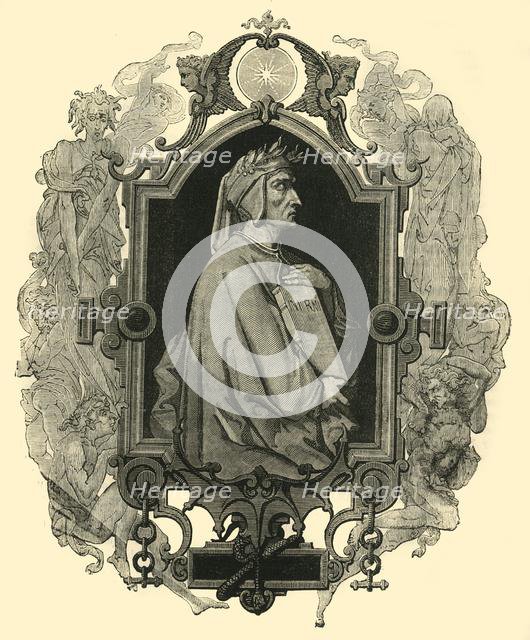 'Dante Alighieri', ( c1265 -1321), 1890.   Creator: Unknown.