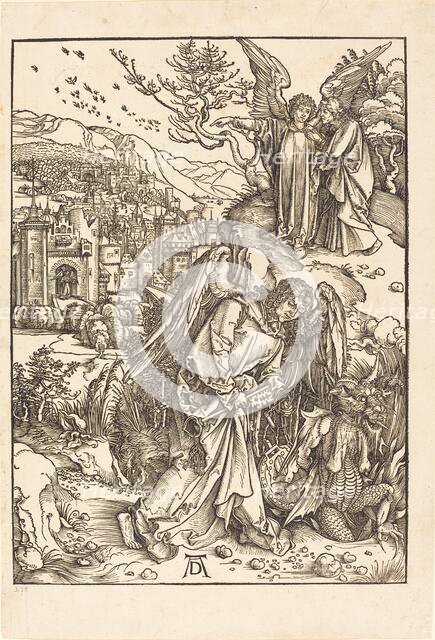 The Angel with the Key to the Bottomless Pit, 1498. Creator: Albrecht Durer.