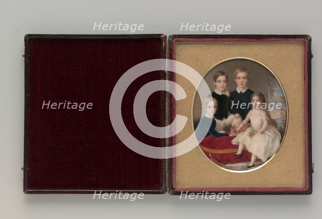 The Thompson Children, 1846. Creator: John Carlin.