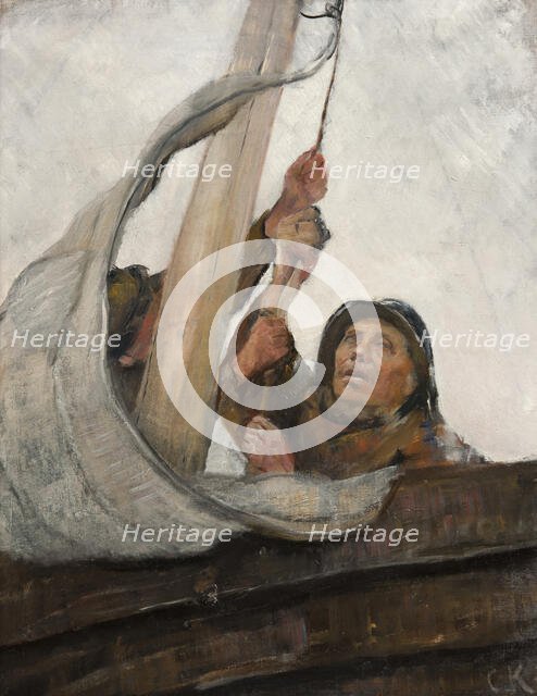 Setting Sail. Creator: Christian Krohg.