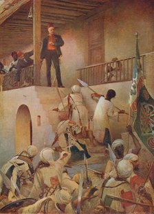 'The Death of General Gordon, Khartoum, 26 January 1885', 1893 (1906). Creator: Unknown.
