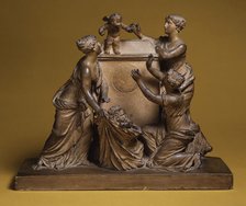 Clock Model with the Selling of Cupids, 1802. Creator: Circle of Claude Michel.