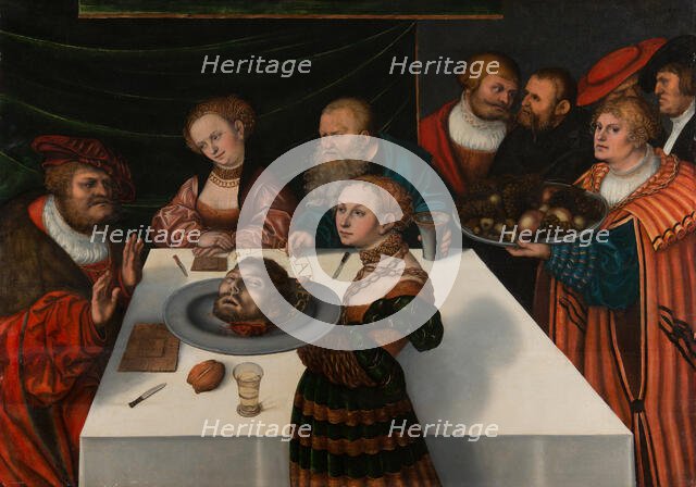 The Feast of Herod, 1533. Creator: Lucas Cranach the Elder.