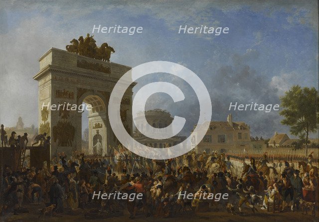 Entry of the Imperial Guard into Paris at the Barrière de Pantin, 25 November 1807, ca 1808.