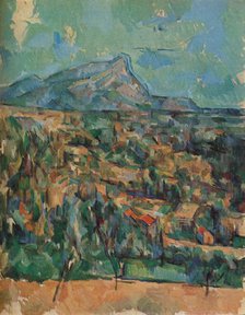 'Mont Ste. Victoire', c1880s, (1946).  Creator: Paul Cezanne.