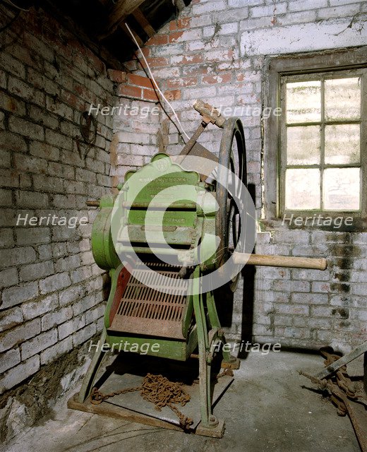 Agricultural machinery at Cloggs Farm, Hawkridge, Somerset, 1999. Artist: M Hesketh Roberts