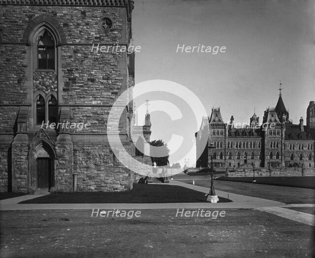 Parliament buildings, Ottawa, between 1890 and 1901. Creator: Unknown.