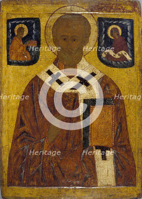 Icon of St Nicholas, 15th-16th century (1401-1600). Artist: Unknown.