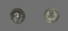 Denarius (Coin) Portraying Emperor Vespasian, 74. Creator: Unknown.