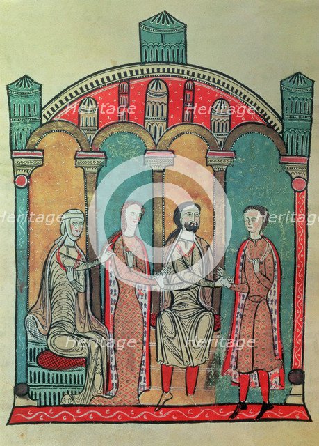 Donation made by Bernat Ató IV and his wife Cecelia, viscounts of Béziers, as a dowry to their da…