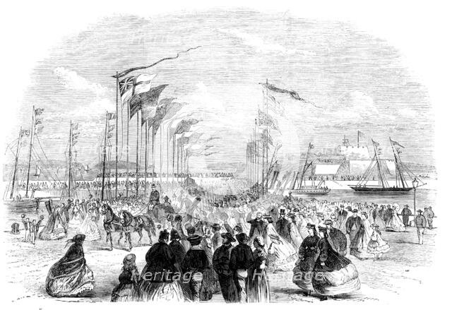 The Duke of Cambridge's official visit to the Channel Islands..., 1862. Creator: Unknown.