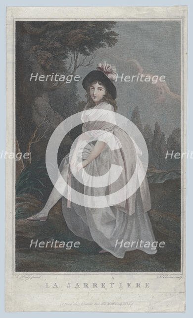 The Garter, ca. 1810. Creator: Salvatore Tresca.