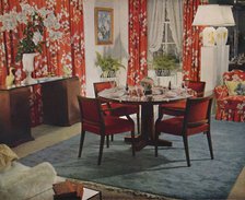 'Dining-Room Designed By Hayes Marshall', 1939. Artist: Unknown.