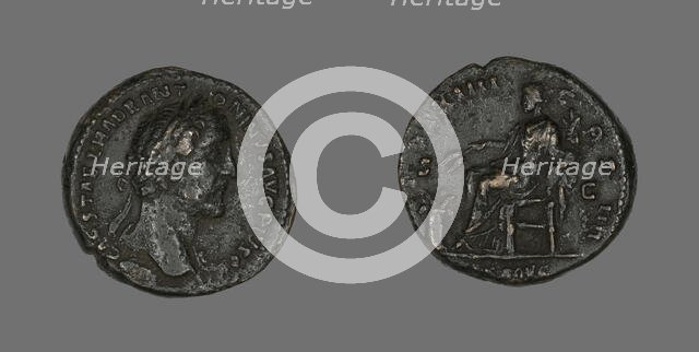 Coin Portraying Emperor Antoninus Pius, 151. Creator: Unknown.