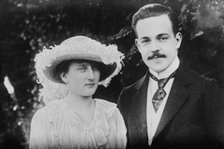 Ex-King Manuel & bride, Manuel of Portugal, between c1910 and c1915. Creator: Bain News Service.