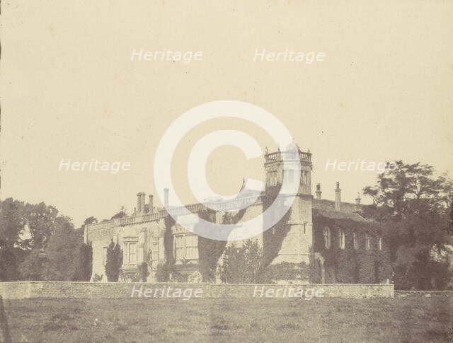 Lacock Abbey, 1850s. Creator: Unknown.