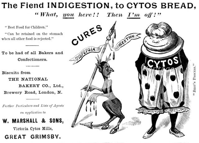 Advertisement for Cytos Bread, 1895. Creator: Unknown.