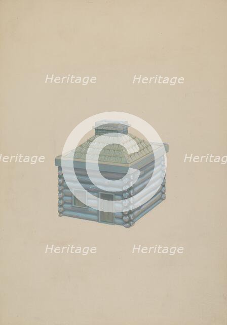 Box (Log Cabin), c. 1939. Creator: Henry Moran.