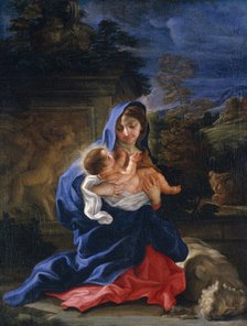 'The rest on the flight into Egypt', 1659-1709. Artist: Giovanni Battista Gaulli Baciccio