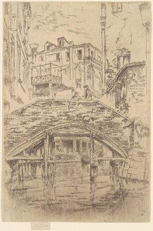 Ponte del Piovan, 1879-1880. Creator: James Abbott McNeill Whistler.